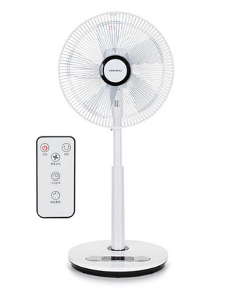 대우 발터치 리모컨 선풍기