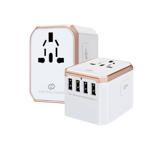 크리스탈클라우드 5포트 5.6A 해외 여행용 멀티어댑터