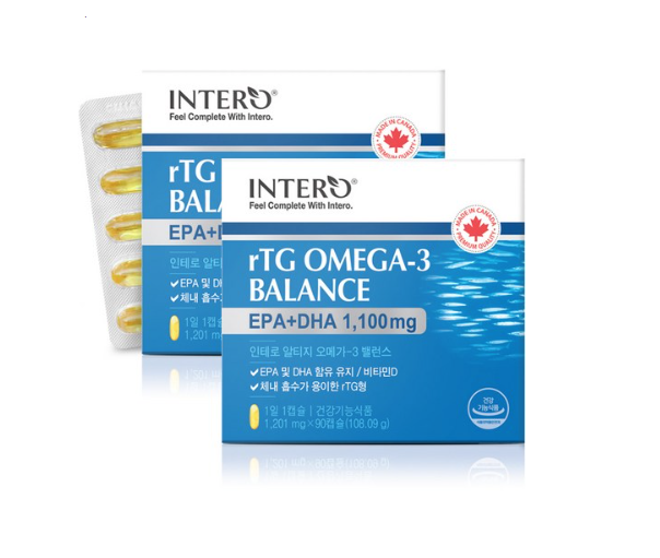 인테로 rTG 오메가3 추천